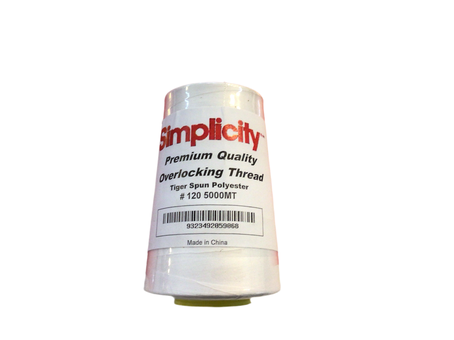 Overlocking Thread White 5000m