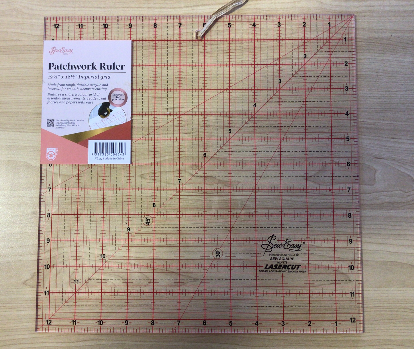 Patchwork Ruler 12in x 12in