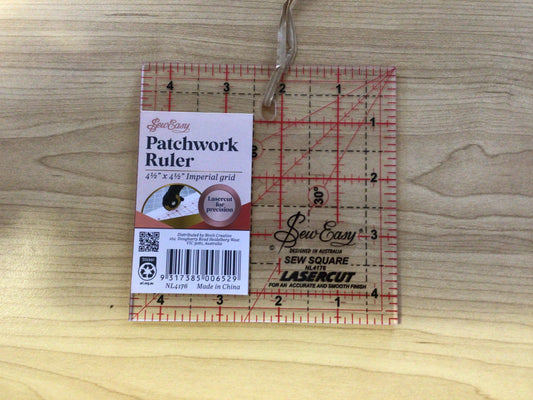Patchwork Ruler 4.5in x 4.5in