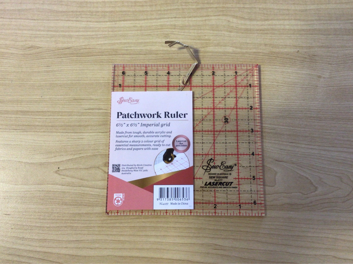 Patchwork Ruler 6.5in x 6.5in