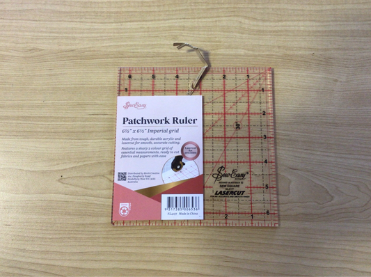 Patchwork Ruler 6.5in x 6.5in