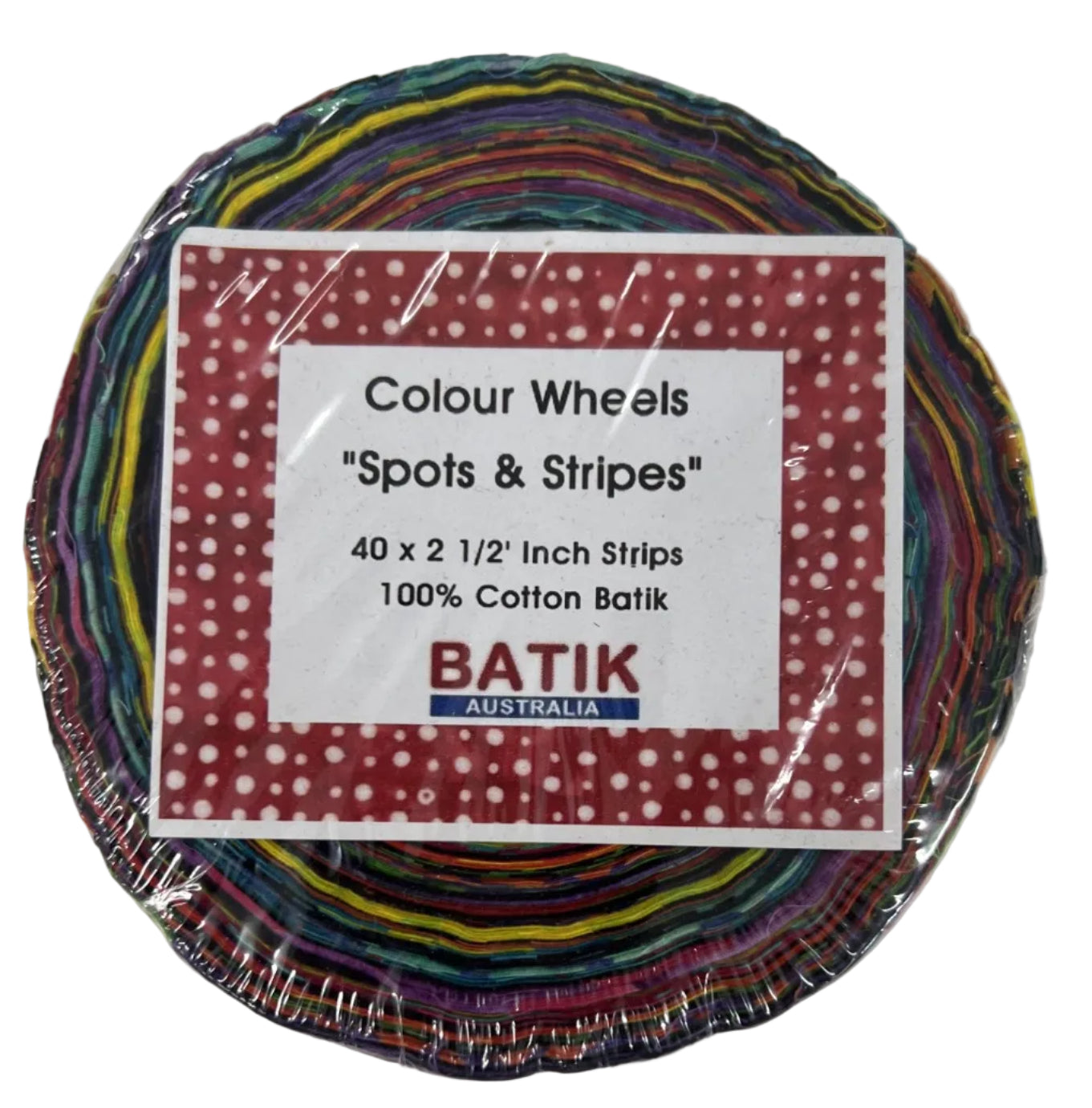 Spots & Stripes Batik Colour Wheel - Batik Australia