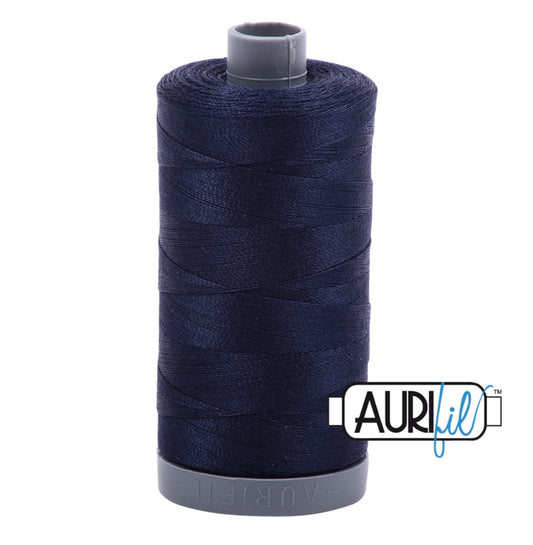 Aurifil 50wt Cotton Mako 200m Very Dark Navy 2785