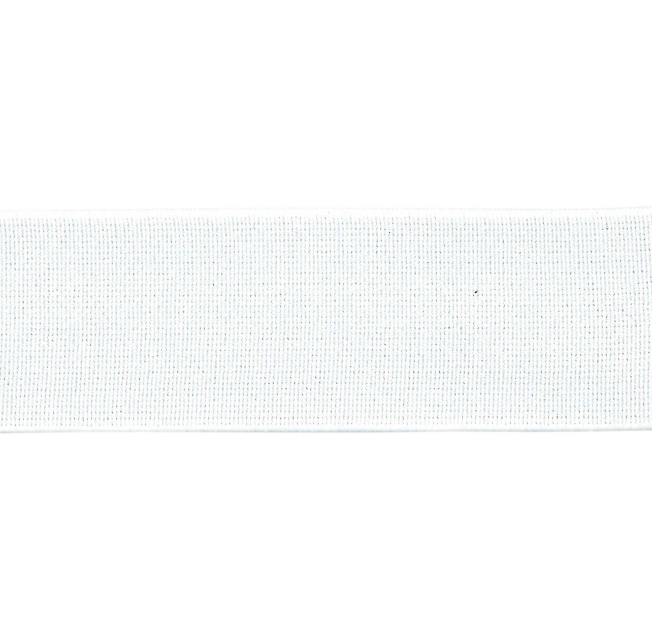 High Density Non-Roll Elastic White Per Metre