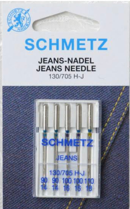 SCHMETZ Jeans Assorted 90/100/110 Needles