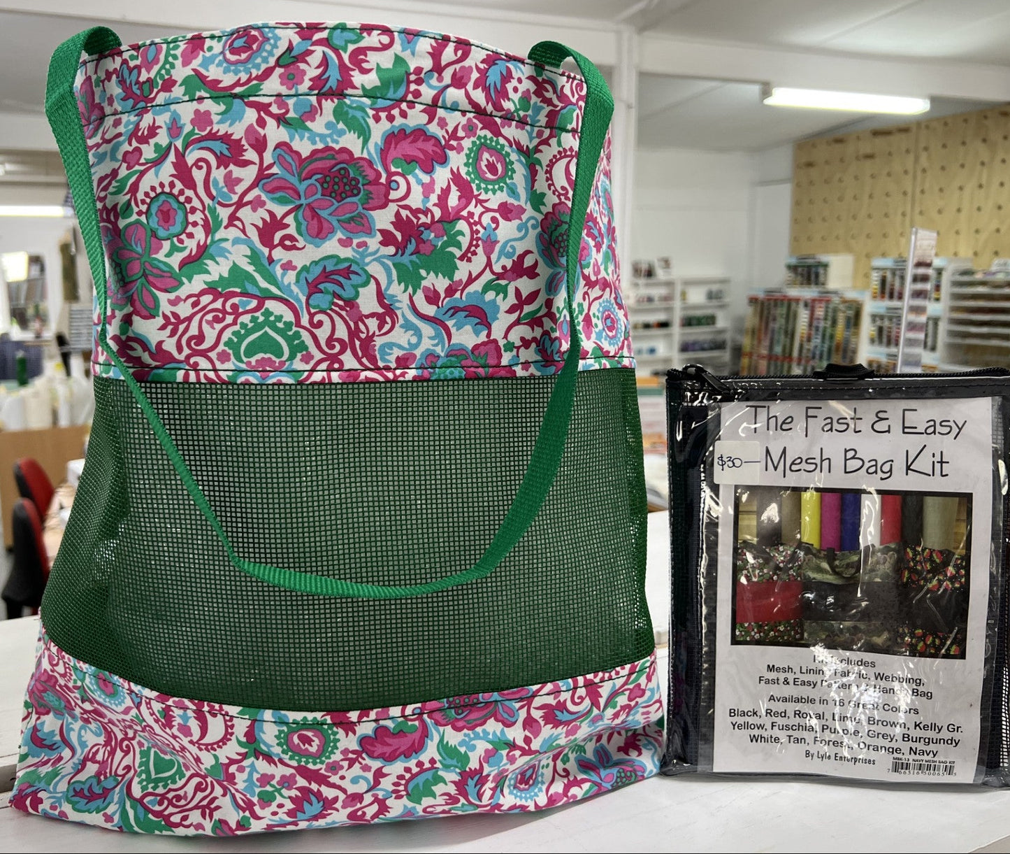 Fast and Easy Mesh Bag Kit | Lyle Enterprises DIY Tote & Pouch Kit