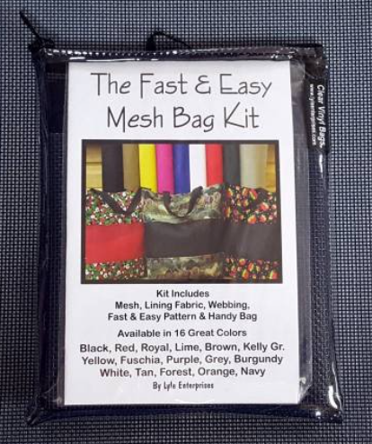 Fast and Easy Mesh Bag Kit | Lyle Enterprises DIY Tote & Pouch Kit