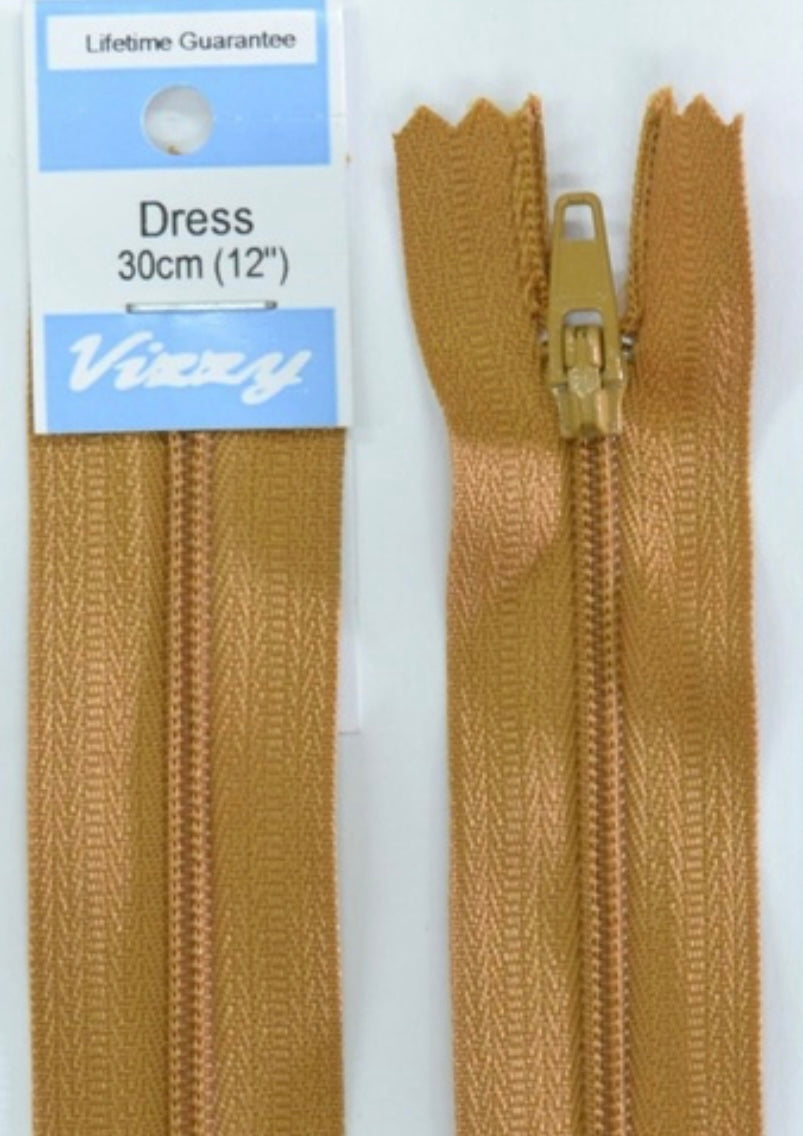 Vizzy Dress Zip Suede