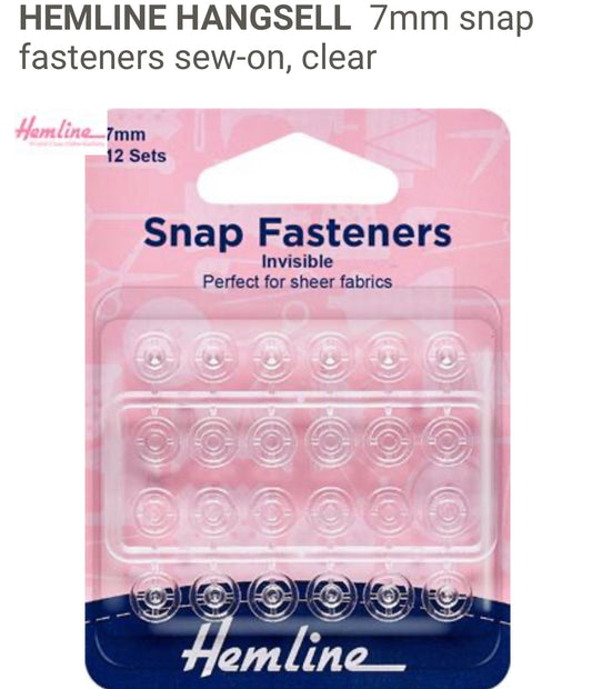 Snap Fasteners Invisible