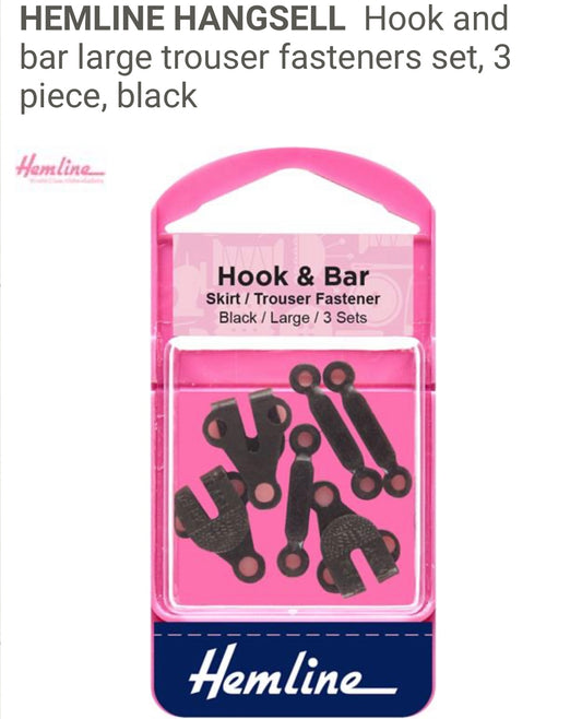 Hook & Bar Black Large