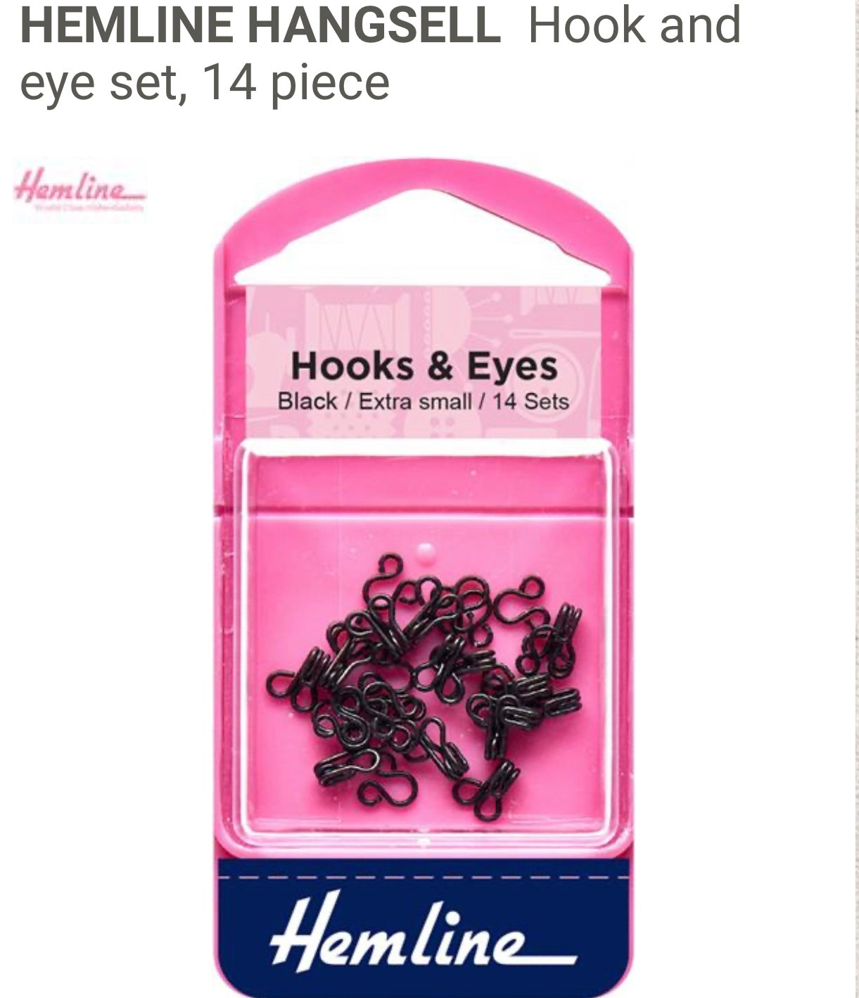 Hooks & Eyes Black