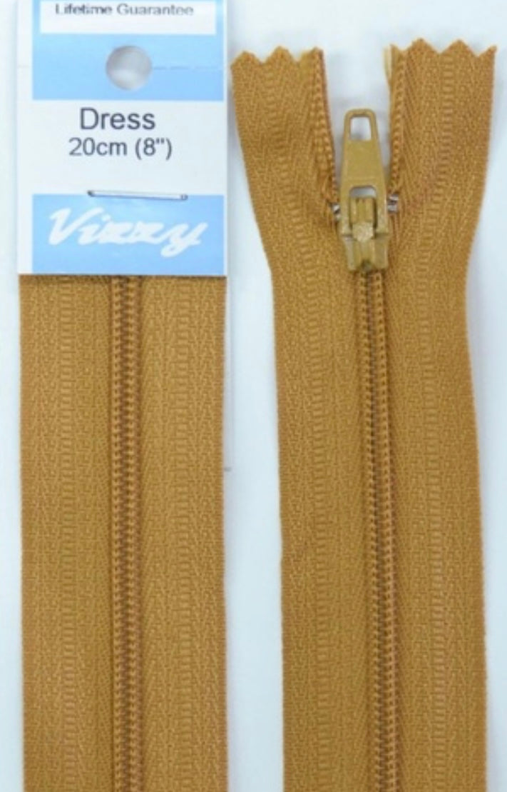 Vizzy Dress Zip Suede