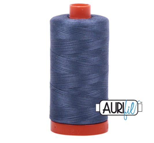 Aurifil Thread 1248 Colour Dark Grey Blue