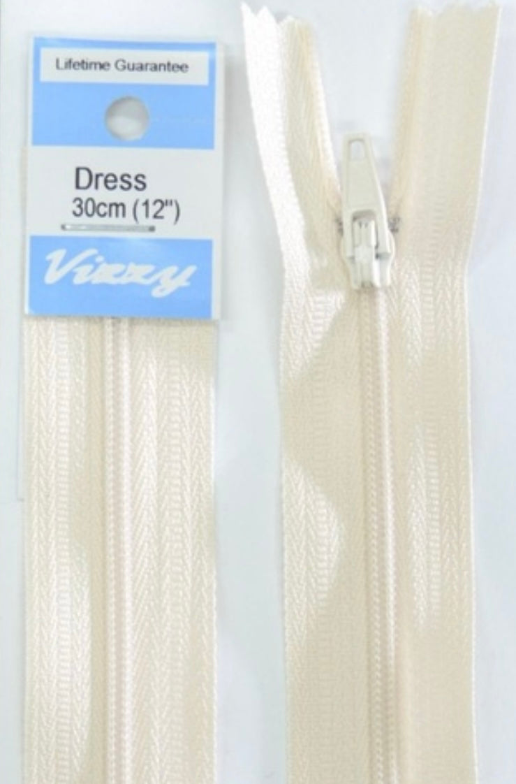 Vizzy Dress Zip Bone