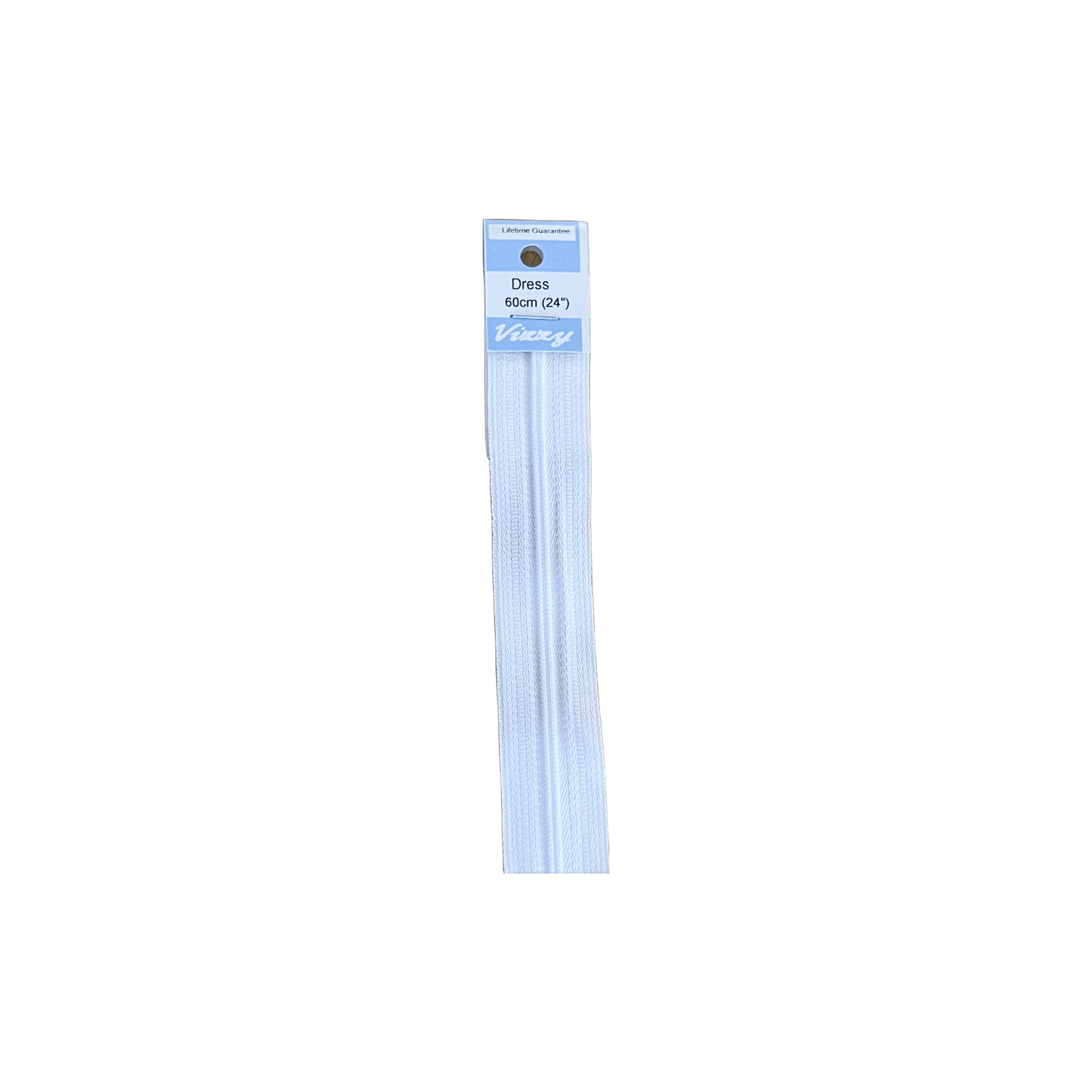 Vizzy Dress Zip White