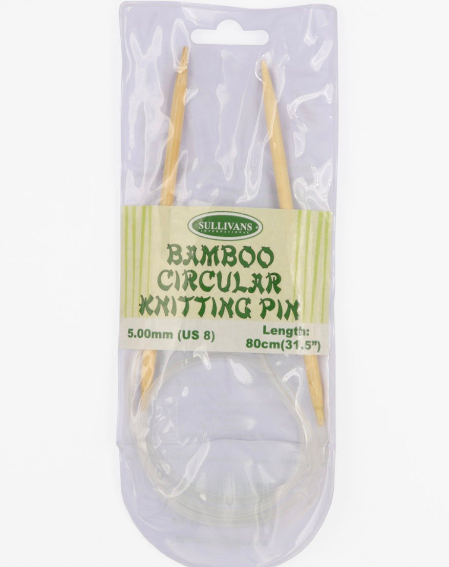 Bamboo Circular Knitting Pin