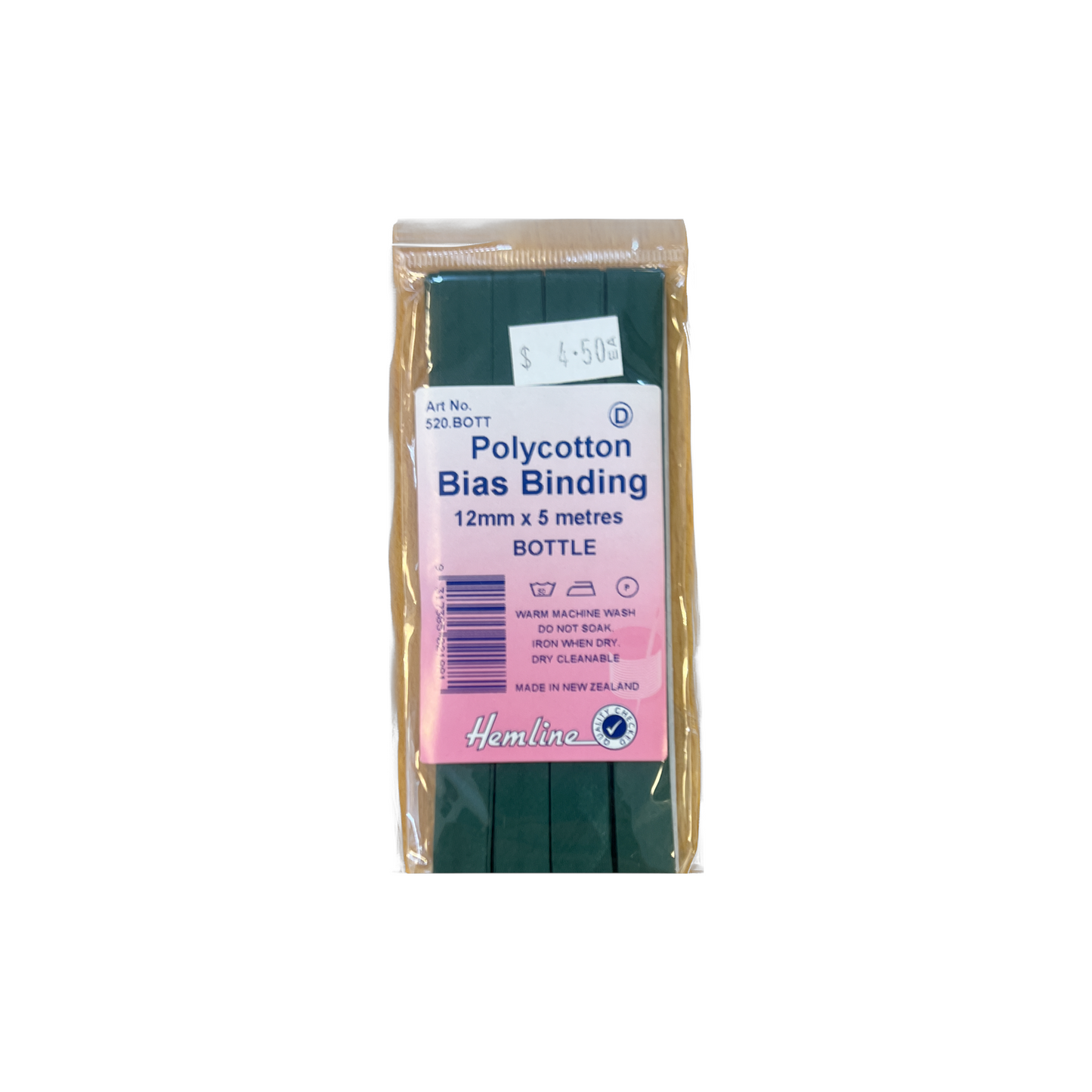 Polycotton Bias Binding Bottle Green