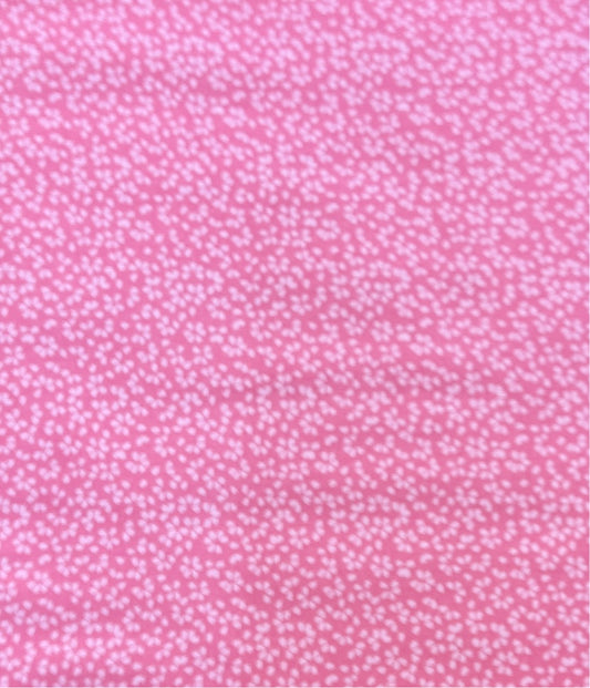 Pink small white flowers
