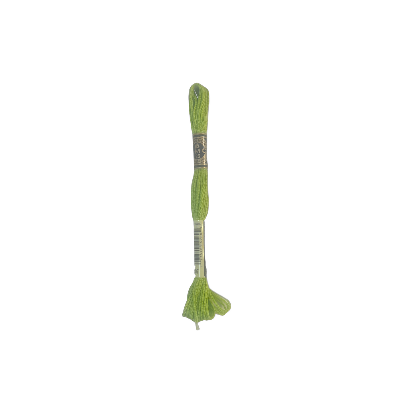 DMC 117-907 6 Strand Embroidery Cotton Floss, Light Parrot Green