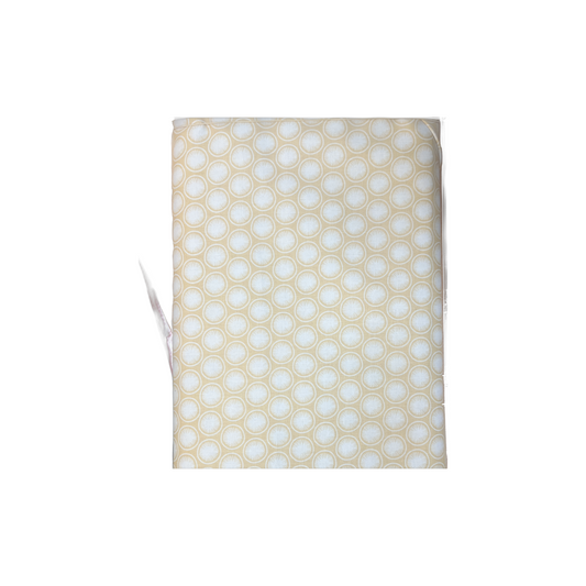 Yellow with white spots