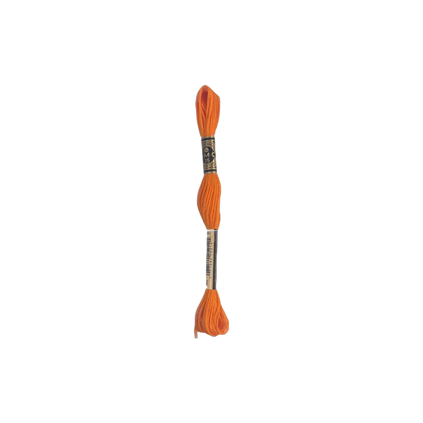 DMC 117-740 Six Strand Embroidery Cotton Floss, Tangerine