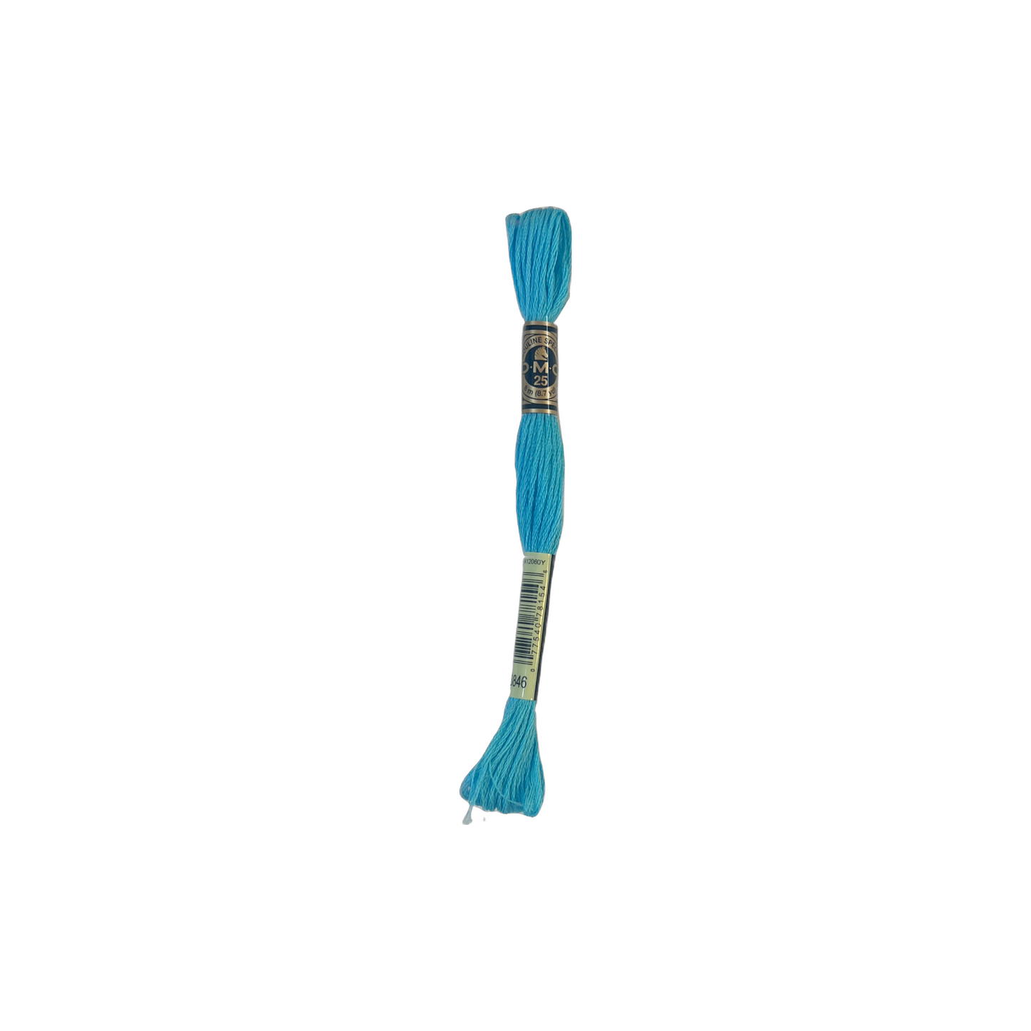 DMC 117-3846 Mouline Stranded Cotton Six Strand Embroidery Floss Thread, Light Bright Turquoise