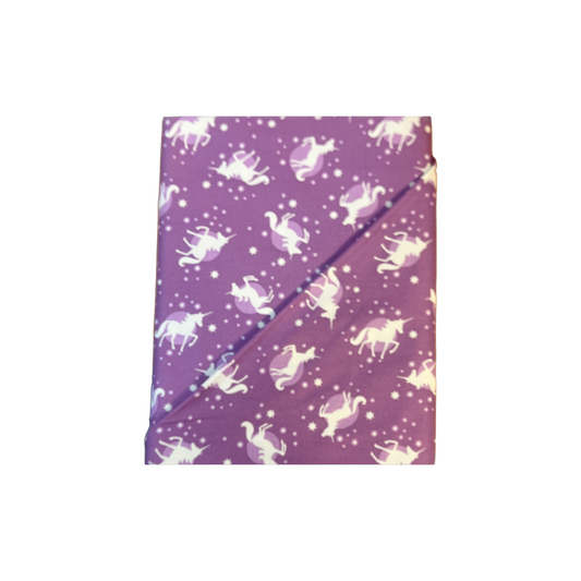 Purple with white Unicorns