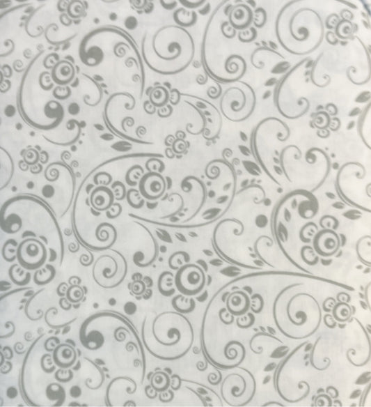 Silver swirls