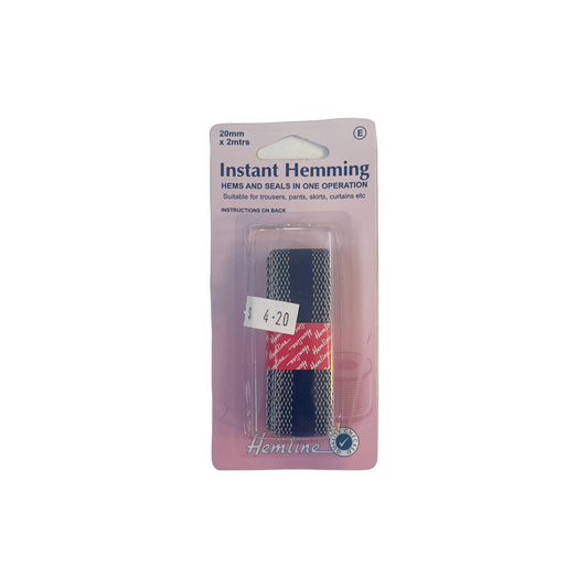 Hemline H784.N | Navy Hemming Tape | 20mm x 2M