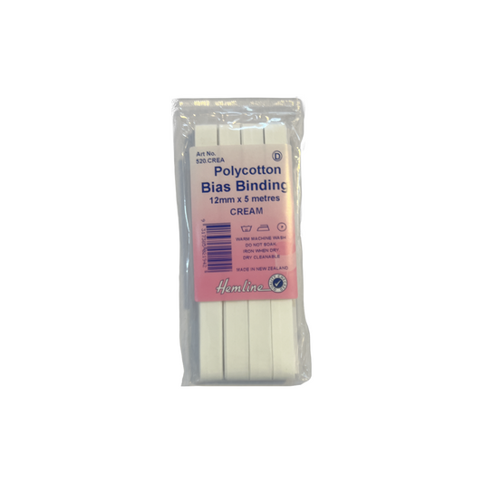 Polycotton Bias Binding Cream