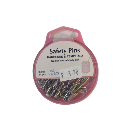 Hemline Safety Pins 38mm x 24 pcs
