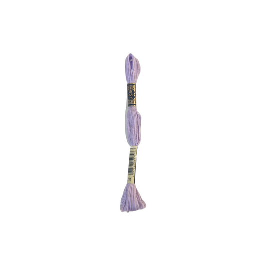 DMC 117-211 Six Strand Embroidery Cotton Floss, Light Lavender
