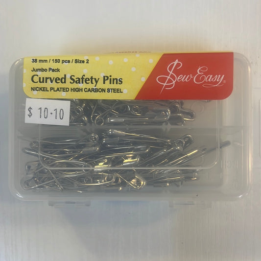 Sew Easy Curved Safety Pins 3.6 cm Dressmaking Sewing Needlecraft Tool
