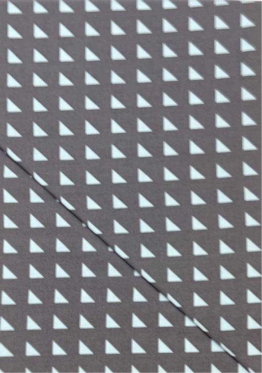 Brown & White Triangles