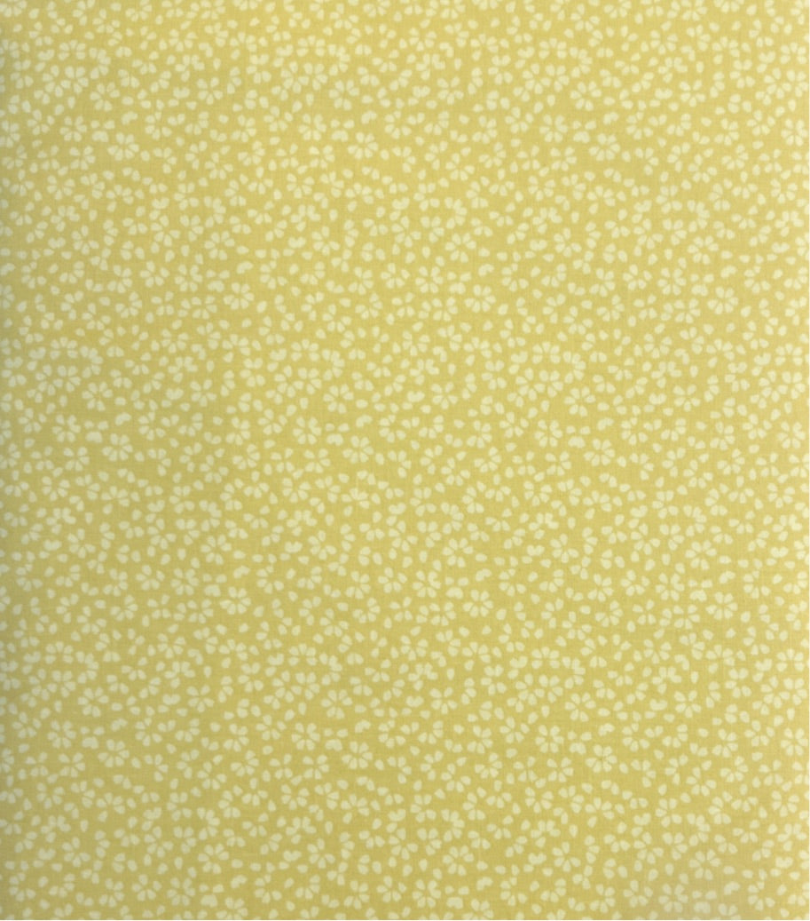 100% Cotton Fabric yellow