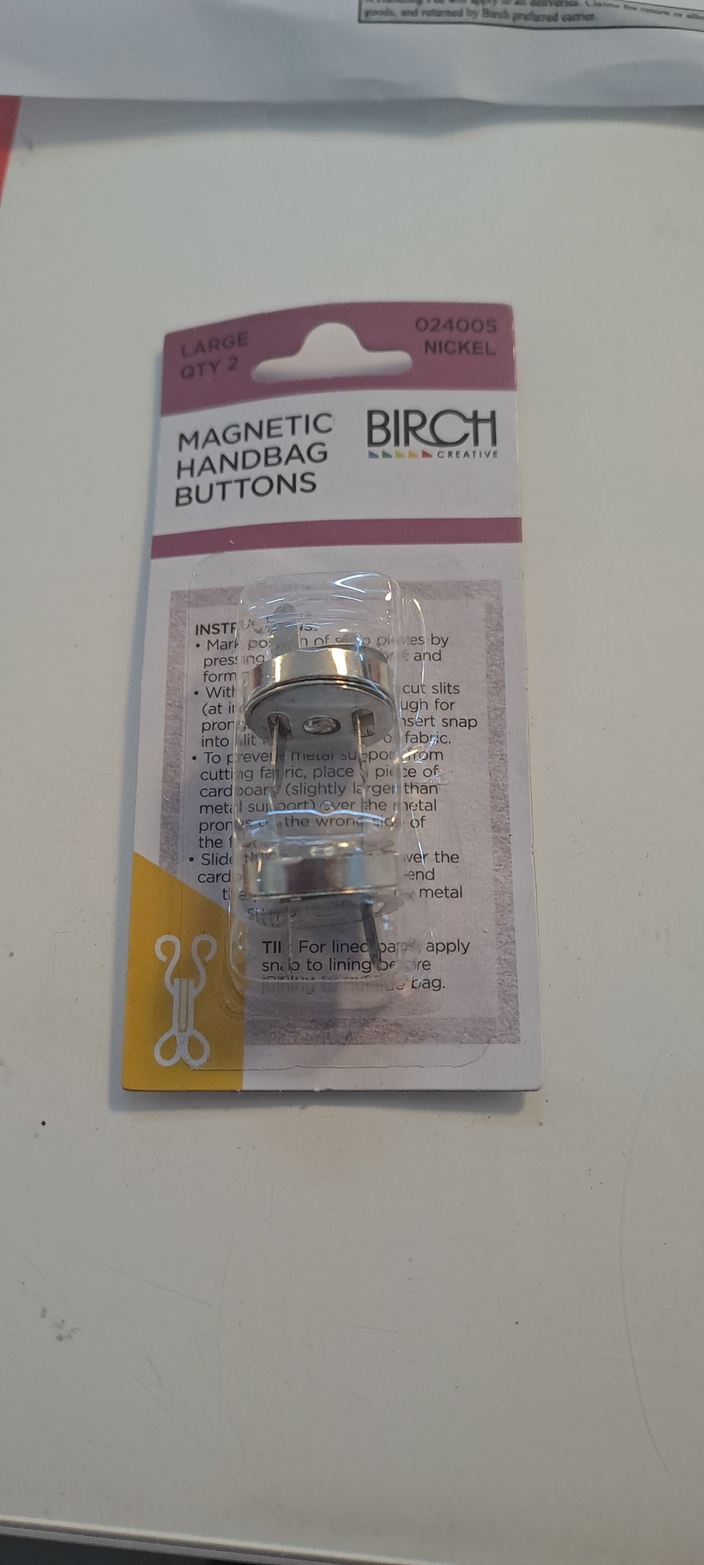 Magnetic Handbag Buttons Large