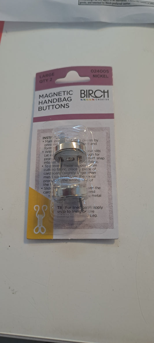 Magnetic Handbag Buttons Large