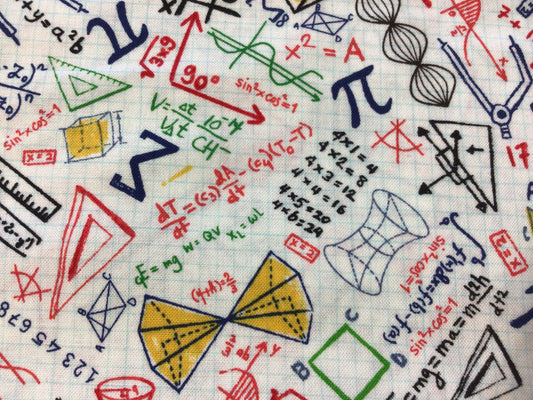 Maths Doodles on white