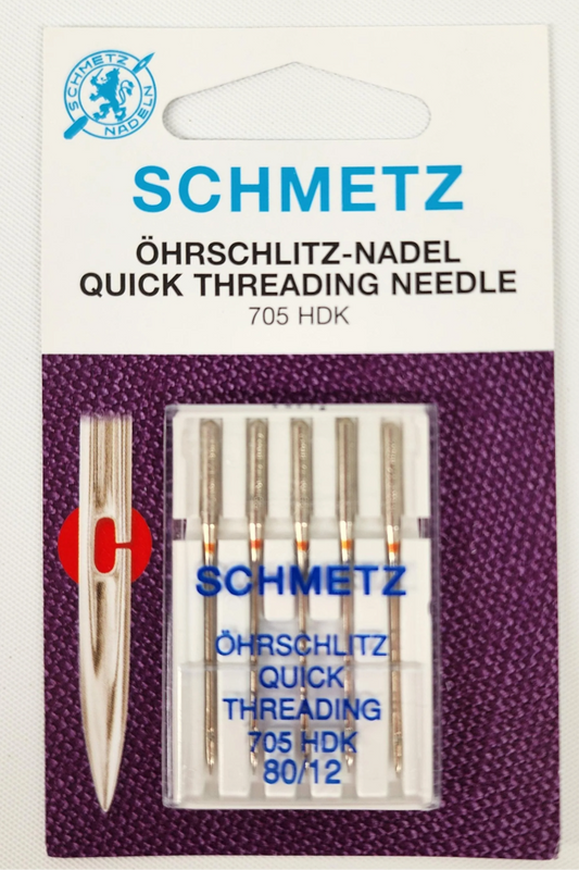 SCHMETZ Quick Threading 80/12 Needles