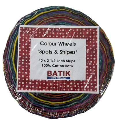 Spots & Stripes Batik Colour Wheel - Batik Australia