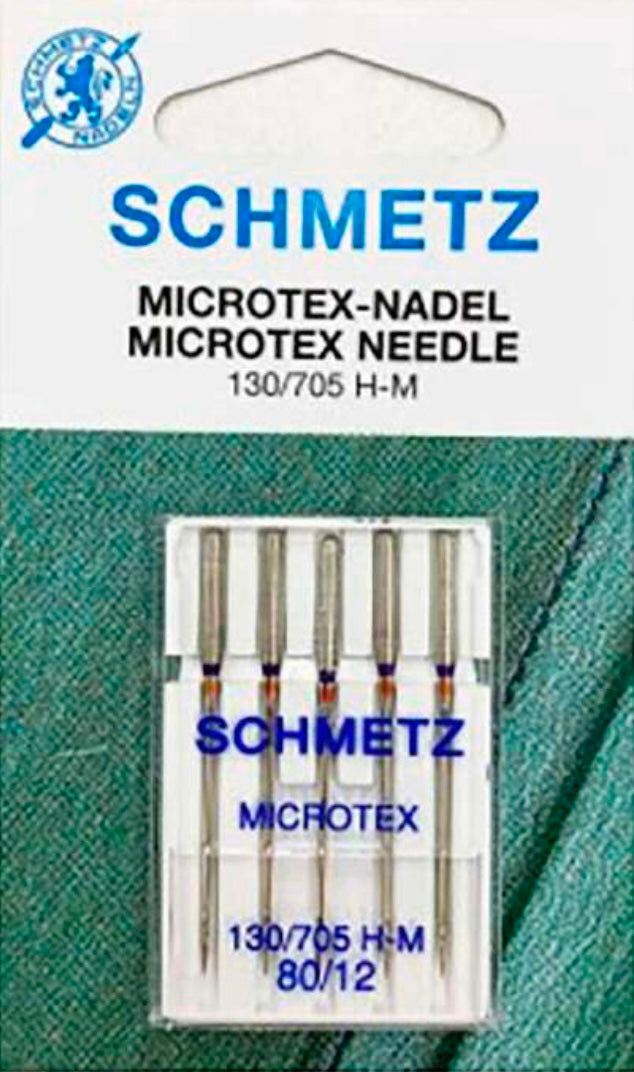 SCHMETZ Microtex 80/12 Needles