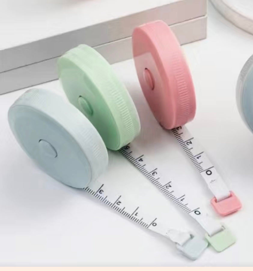 Retractable Tape Measure Pink 150cm
