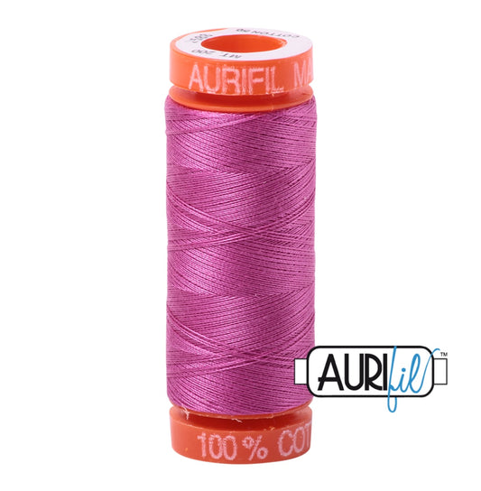 Aurifil 50wt Cotton Mako 200m Light Magenta 2588