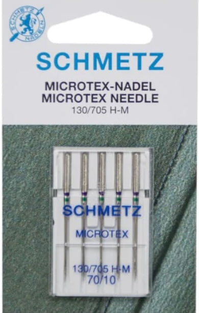 SCHMETZ Microtex 70/10 Needles