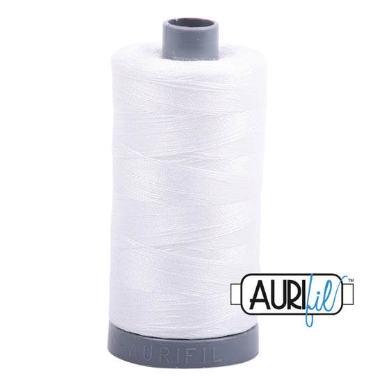 Aurifil 28wt Cotton Mako 750m Natural White 2021