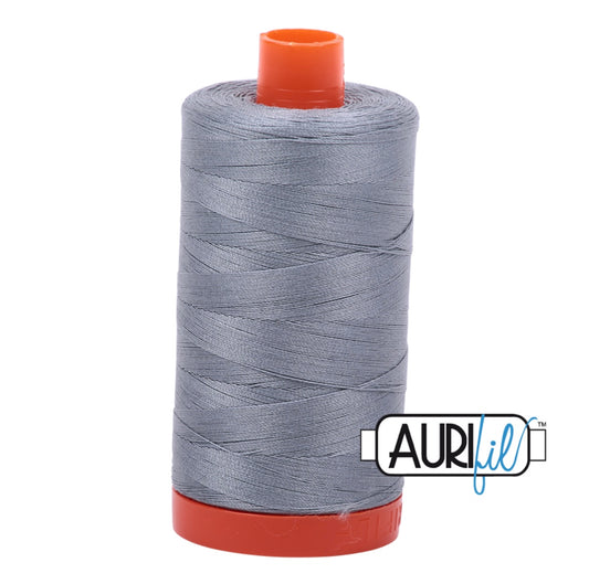 Aurifil 50wt Cotton Mako 1300m Light Blue Grey 2610