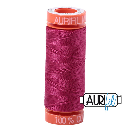 Aurifil 50wt Cotton Mako 200m Red Plum 1100