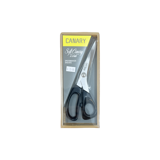 Canary Soft Canary Dressmaking Scissors 210mm, Black (S-210H)