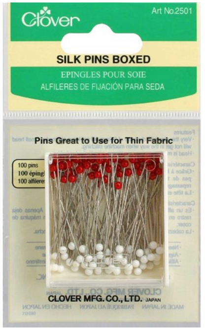 Clover Silk Pins