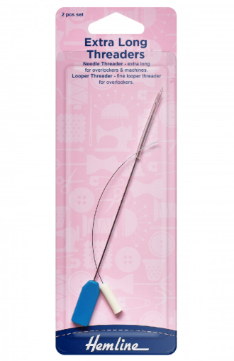 Hemline - Extra Long Needle Threader / Overlock Threader